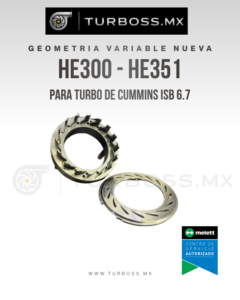Geometria Vatiable para Holset HE300 / HE351 Cummins ISB 6.7