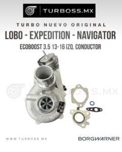 Turbo Nuevo Original BorgWarner Ford Lobo F-150 3.5L EcoBoost 2013-2016 Izquierdo - 53039880469